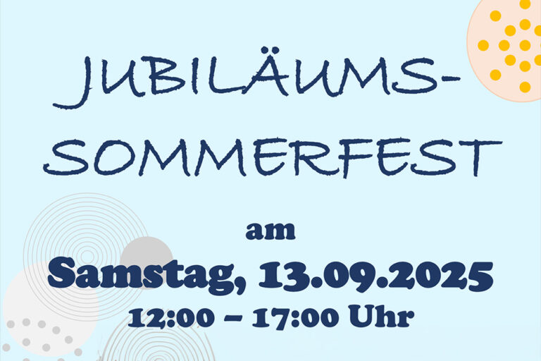 Mehr über den Artikel erfahren Jubiläums-Sommerfest